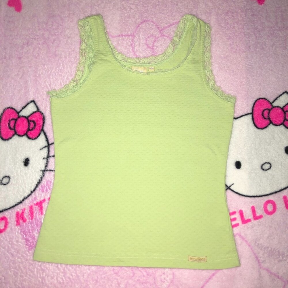 90s y2k lace trim cami